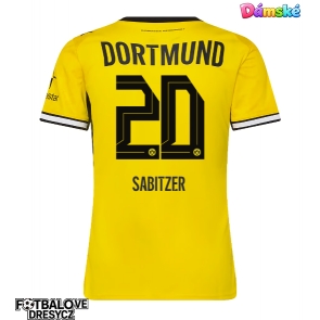 Borussia Dortmund Marcel Sabitzer #20 Dámské Domácí Dres 2026-27 Krátký Rukáv